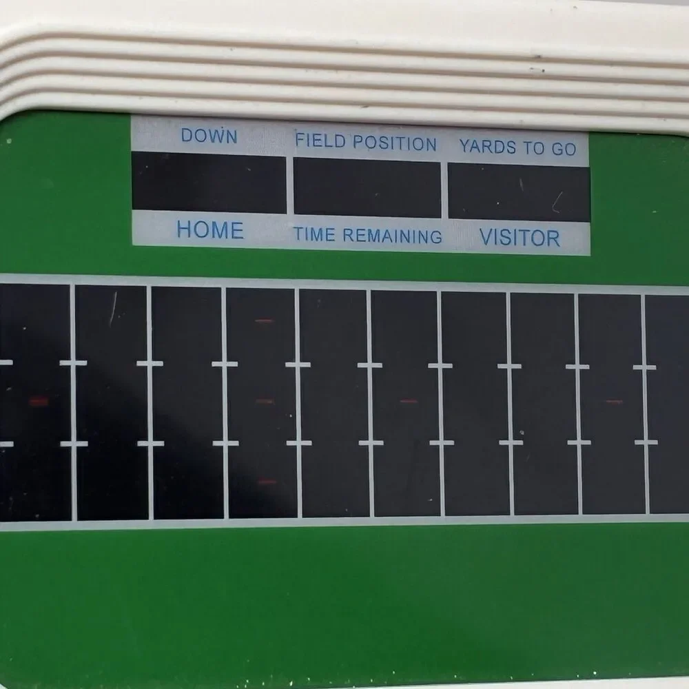 Retro Mattel Electronic Football Handheld Game 2014 Lights Sound Tested Works